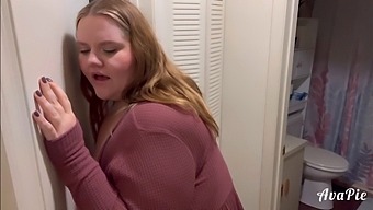 Surprisingly Discovered And Filled With Pleasureful Cum By A Stunningly Curvy Roommate