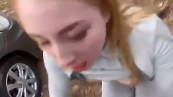 A Wild And Wet Public Fuck With A Blonde Slut