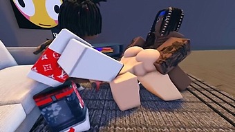 Makima Gets Blacked And Gangbanged In Roblox Video