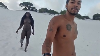 Black Cobra Gets Hard And Breeds In Mulatto'S Ass In Hot Video