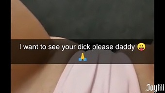 Snapchat Sexting Session With A Mature Man Leads To Self-Pleasure For A Young Woman