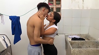 A Spanish Teen With A Tight Brown Pussy Gets Filled With Milk In My Step-Sister'S Erotic Story