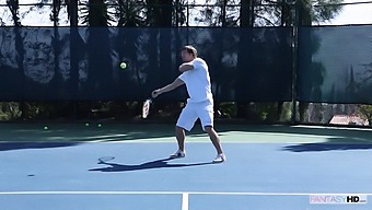 A Hardcore Encounter With My Tennis Instructor And His Impressive Member