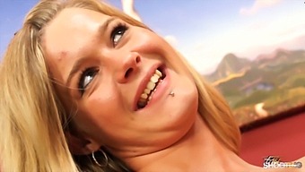 Klara, A Busty And Attractive Blonde, Passionately Performs Oral Sex And Swallows Semen As An Alternative To A Professional Photoshoot