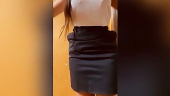 Coed Receives Steamy Video From Her Attractive Instructor