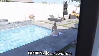 Two Men Ejaculate On Maria Anjel'S Face In Stunning High Definition