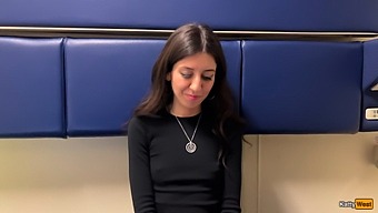 Stunning Model Engages In Oral And Vaginal Sex For Cash On A Train In Hd