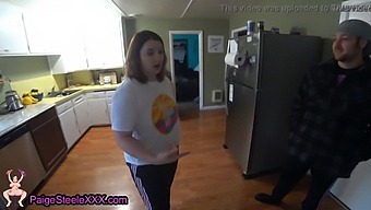 Sexy Babysitter Indulges In Wild Sexual Encounter With Curvy Teen