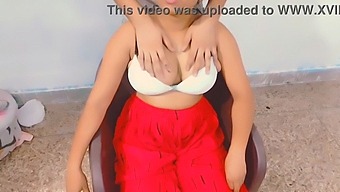 Landlady'S Unexpected Large Breasts Revealed During Secret Massage Session