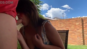 My Friend'S Wife Surprised Me With An Outdoor Blowjob